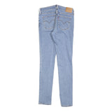 LEVI'S 711 Womens Jeans Blue Slim Skinny Denim Medium W26 L30 Stretch Zip