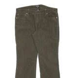 RALPH LAUREN POLO JEANS COMPANY Womens Cotton Blend Brown Regular Fit Straight