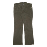 RALPH LAUREN POLO JEANS COMPANY Womens Cotton Blend Brown Regular Fit Straight