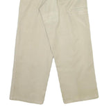 DICKIES Mens Cotton Blend Beige Regular Fit Straight Leg Trousers W32 L28