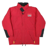 MARLBORO Mens Red & Black Zip Jacket XL Polyester Blend Casual Outdoor
