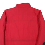 MARLBORO Mens Red & Black Zip Jacket XL Polyester Blend Casual Outdoor