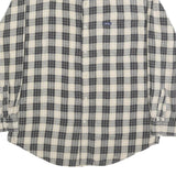 CHAPS RALPH LAUREN Mens Beige & Black Check Shirt L Casual Cotton Button-Down