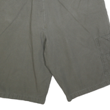 DICKIES Mens Shorts Green XL W38 Casual Cotton Blend Plain Cargo Workwear