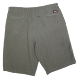 DICKIES Mens Shorts Green XL W38 Casual Cotton Blend Plain Cargo Workwear