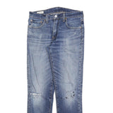 LEVI'S 511 BIG E Mens Jeans Blue Slim Straight Denim Medium W30 L30 Vintage