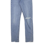 LEVI'S 501S Womens Jeans Blue Slim Skinny Denim Medium W25 L29 Classic Button