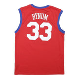 ADIDAS Mens Red & Blue Sixers 33 Basketball Jersey M Sleeveless V-Neck NBA