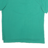 CHAPS Mens Green Polo Shirt Short Sleeve Plain L Classic Cotton