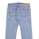 LEVI'S 501 Mens Jeans Blue Regular Straight Denim Light W35 L30 Classic Fit