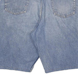 WRANGLER Mens Denim Blue Casual Shorts 2XL W36 Cotton Blend Classic Fit