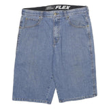 DICKIES Mens Shorts Blue Casual Loose L W34 Denim Workwear
