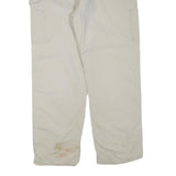CARHARTT Mens Cotton Blend Beige Regular Fit Workwear Trousers W36 L32