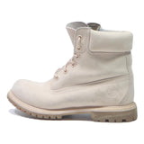 TIMBERLAND Womens Classic Lace-Up Ankle Boots Beige Leather UK 4.5 Sturdy