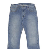 CARHARTT Mens Jeans Blue Relaxed Straight Denim Medium W31 L30 Workwear Zip
