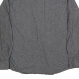 WRANGLER Mens Grey Cotton Blend Shirt L Casual Long Sleeve Button Front