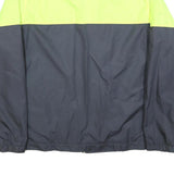 STARTER Mens Yellow & Grey Track Jacket L Polyester Blend Colourblock Zip