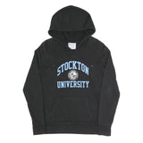 CHAMPION Womens Black Stockton University Pullover Hoodie M Cotton Blend