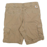 CARHARTT Mens Shorts Beige Casual Cargo Relaxed Fit M W34 Workwear Utility