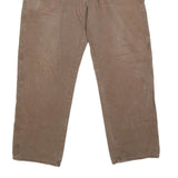 DICKIES Mens Brown Regular Straight Denim Jeans Cotton Blend W40 L30 Workwear