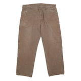 DICKIES Mens Brown Regular Straight Denim Jeans Cotton Blend W40 L30 Workwear