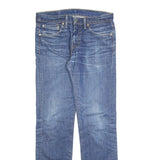LEVI'S 511 Slim Mens Jeans Blue Slim Skinny Denim Medium W32 L31 Zip