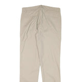 CALVIN KLEIN Mens Regular Fit Beige Cotton Blend Trousers W30 L30 Classic