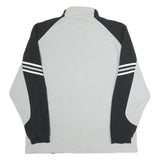 ADIDAS Mens Grey & Black Brickies Track Jacket M Polyester Zip Sportswear
