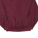 PORT COMPANY Mens Maroon Crew Neck L Sweatshirt Commercial Challenge Embroidered