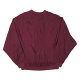 PORT COMPANY Mens Maroon Crew Neck L Sweatshirt Commercial Challenge Embroidered