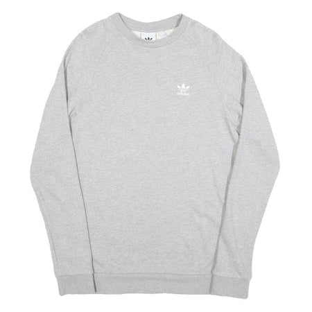 NIKE Mens Grey Cotton Blend Crew Neck S Sweatshirt Casual Lightweight