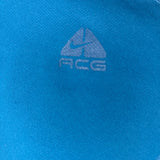 Nike Acg 1/4 Zip - Large Blue Polyester