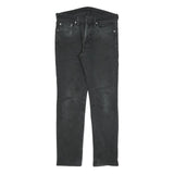 LEVI'S 511 Slim Mens Black Slim Jeans Denim Medium W32 L29 Zip Cotton Blend