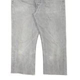 LEVI'S 501 Mens Jeans Grey Regular Straight Denim Light W36 L23 Button Closure