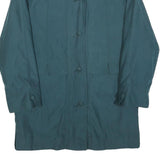 BIAGGINI Womens Teal Button Jacket S Polyester Blend Classic Elegant Button