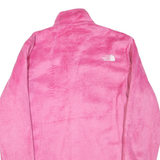 THE NORTH FACE Womens Pink Fleece Jacket XL Polyester Blend Zip Casual Outdoor