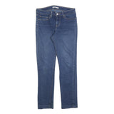 LEVI'S 712 Womens Slim Blue Denim Jeans W28 L30 Classic Cotton Blend Zip