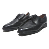 CLERGET Mens Leather Black Derby Shoes UK 9.5 Classic Formal Footwear