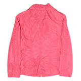 CANDA Womens Pink Outdoor Jacket L Polyester Blend Microfibre Plain Zip