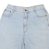 Mens Light Blue Casual Denim Shorts S W28 Cotton Blend Pockets Relaxed Fit