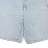 Mens Light Blue Casual Denim Shorts S W28 Cotton Blend Pockets Relaxed Fit