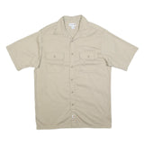 CARHARTT Mens Beige Workwear Cotton Shirt L Button Pocket Casual Durable