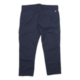 RED KAP Mens Polyester Blend Navy Blue Regular Cargo Trousers W38 L26 Workwear