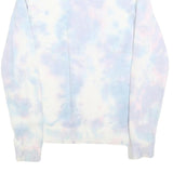 GUESS Mens Blue & Pink Tie Dye Cotton Blend Crew Neck XS Sweatshirt Casual