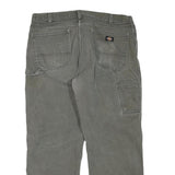 DICKIES Mens Regular Fit Straight Denim Grey W38 L30 Workwear Casual Jeans