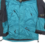 MOUNTAIN HARD WEAR Mens Blue & Black Outdoor Jacket S Polyester Blend Zip