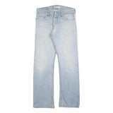 LEVI'S 512 Bootcut Mens Jeans Blue Regular Bootcut Denim Light W33 L34 Zip