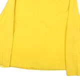 PERFECTO BRAND Mens Yellow Coach Jacket M Cotton Blend Woven Plain Classic Fit