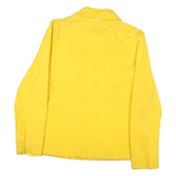 PERFECTO BRAND Mens Yellow Coach Jacket M Cotton Blend Woven Plain Classic Fit