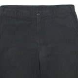 DICKIES Mens Black Casual Shorts L W38 Workwear Polyester Blend Comfortable